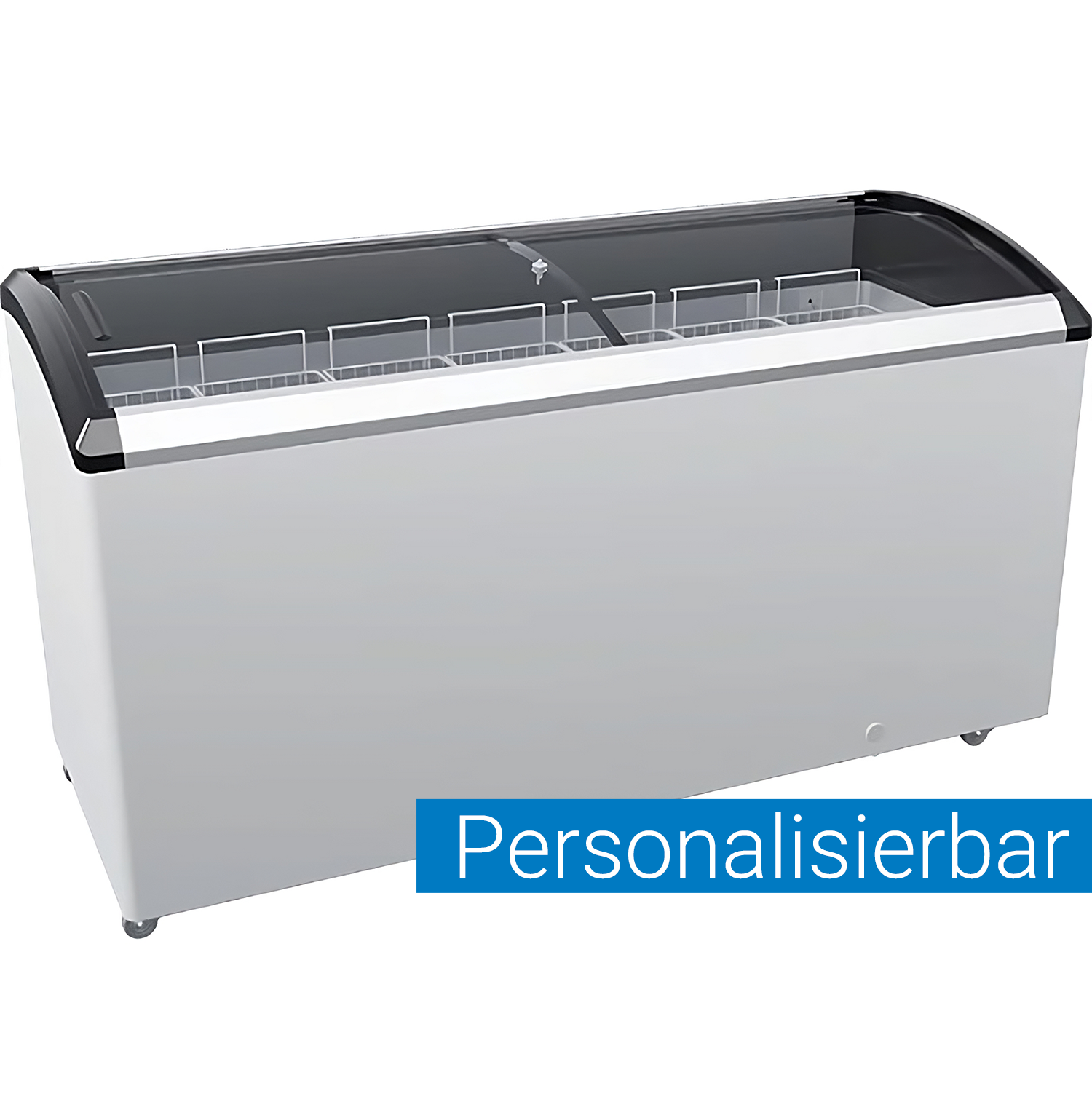 Bild von Domino Eislagertruhe 160L PLUS, schwarzer Rahmen*